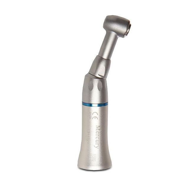 Mercury 222 - угловой наконечник с кнопочным зажимом бора, 1:1 | Mercury (Китай)