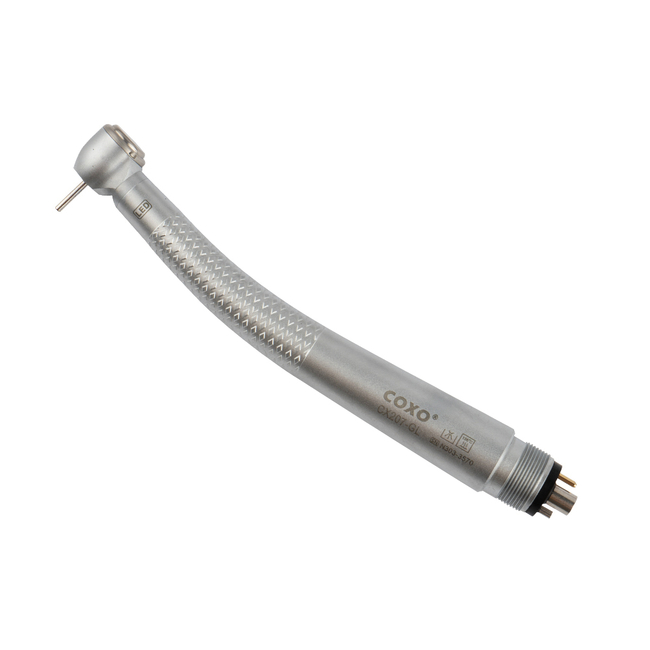 CX207-GL - турбинный наконечник с фиброоптикой, с увеличенной головкой, для 6-ти канального соединения | COXO (Китай)