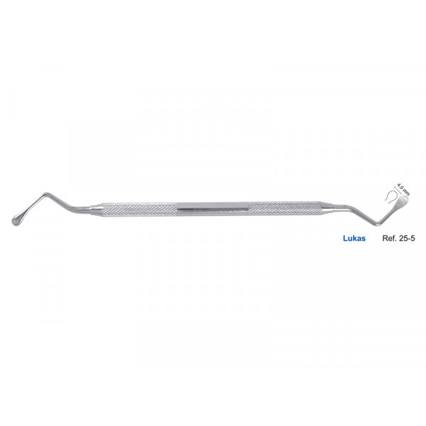 Ложка кюретажная Lukas, 4,0 мм, HLW Dental Instruments (Германия)