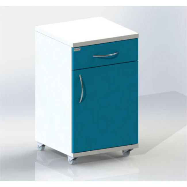 ТП-2 - тумба передвижная, сталь в полимере, 1 выдвижной ящик | Виталия (Россия)