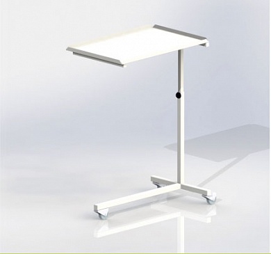 Столик инструментальный "Гусь" - столешница металл