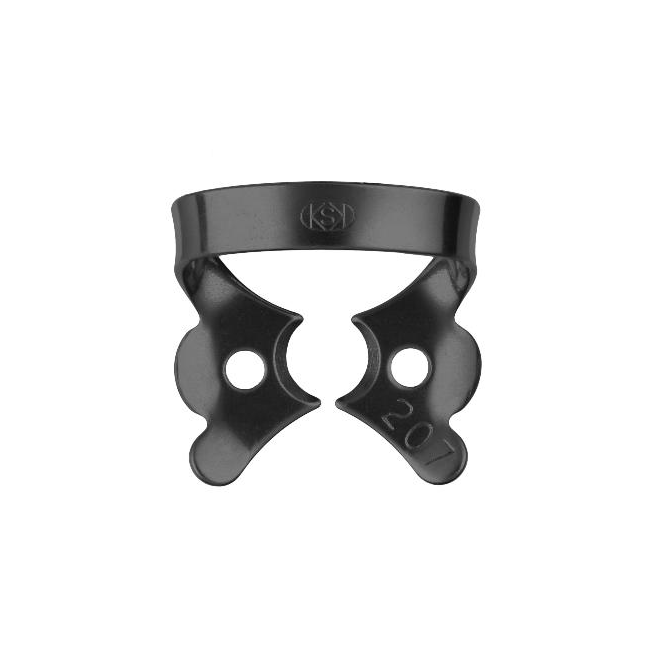 Кламмер для раббердама №207 Black с черным оксидным покрытием | Dentech Corporation (Япония)