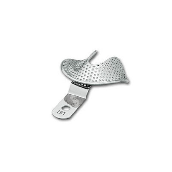 Ложка слепочная нижняя средняя (M) с перфорацией для беззубых челюстей, Asa Dental (Италия)