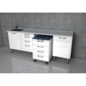 Комплект мебели для хранения стоматологических инструментов, с выдвижными ящиками G9