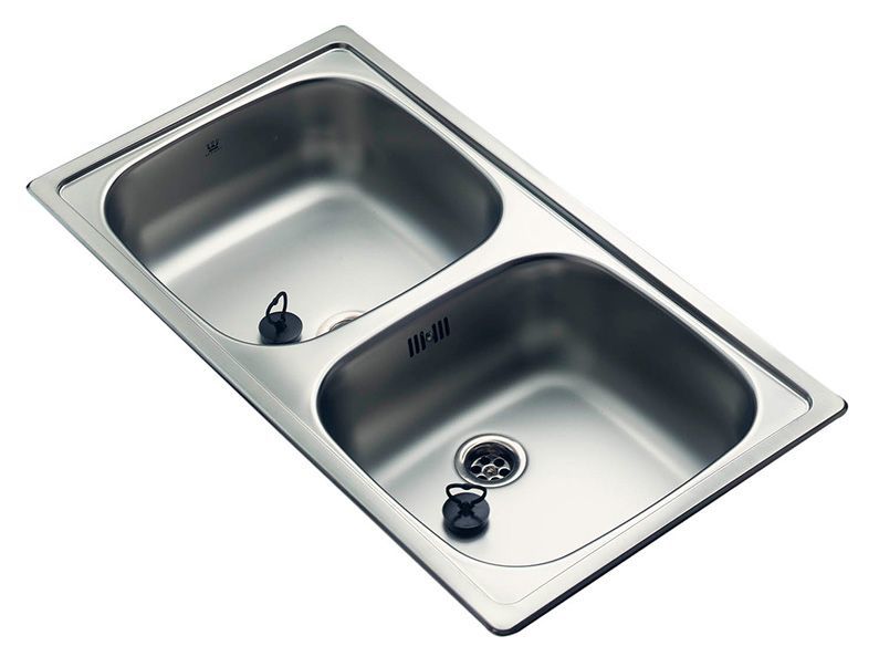 Мойка двойная М-4 из нержавеющей стали