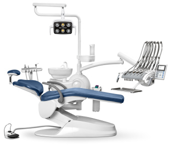 Стоматологическая установка Safety M2 верхняя подача, Синий