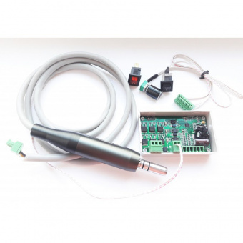 Электромотор в комплекте с платой и шлангом для встраивания в блок врача,WellStar (Китай)