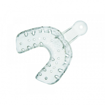 Hi-Tray Light Clear верхняя челюсть (большие) - слепочная ложка из прозрачного пластика (12 шт.)